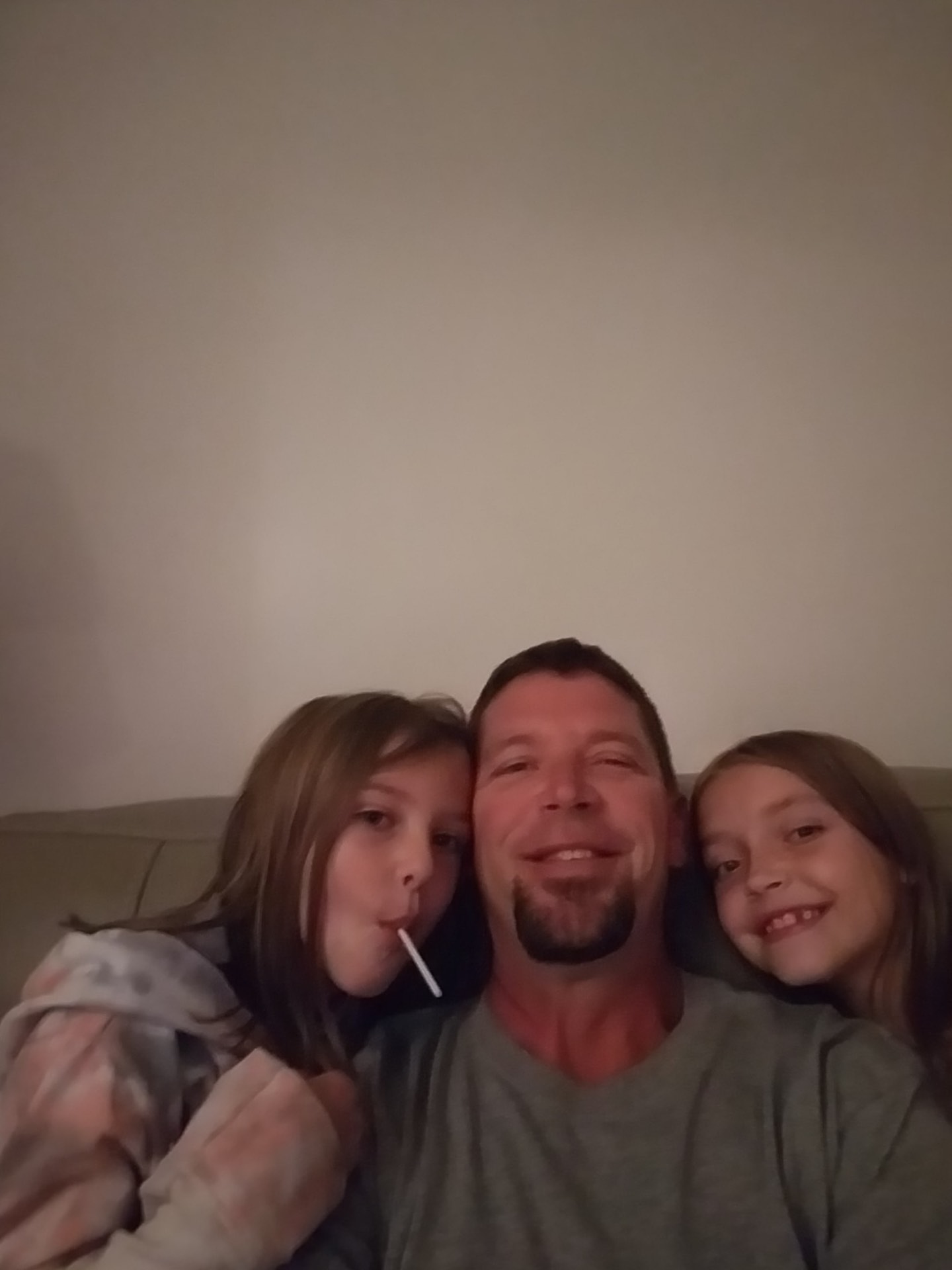 Chas Larsen with his family